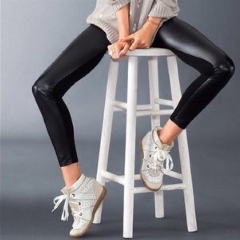 Victoria’s Secret PINK | Black Faux Leather Pants